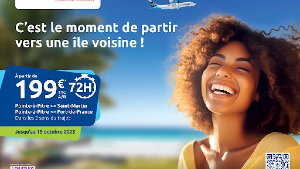 Offres Régionales : C'est le moment de partir vers une île voisine ! 